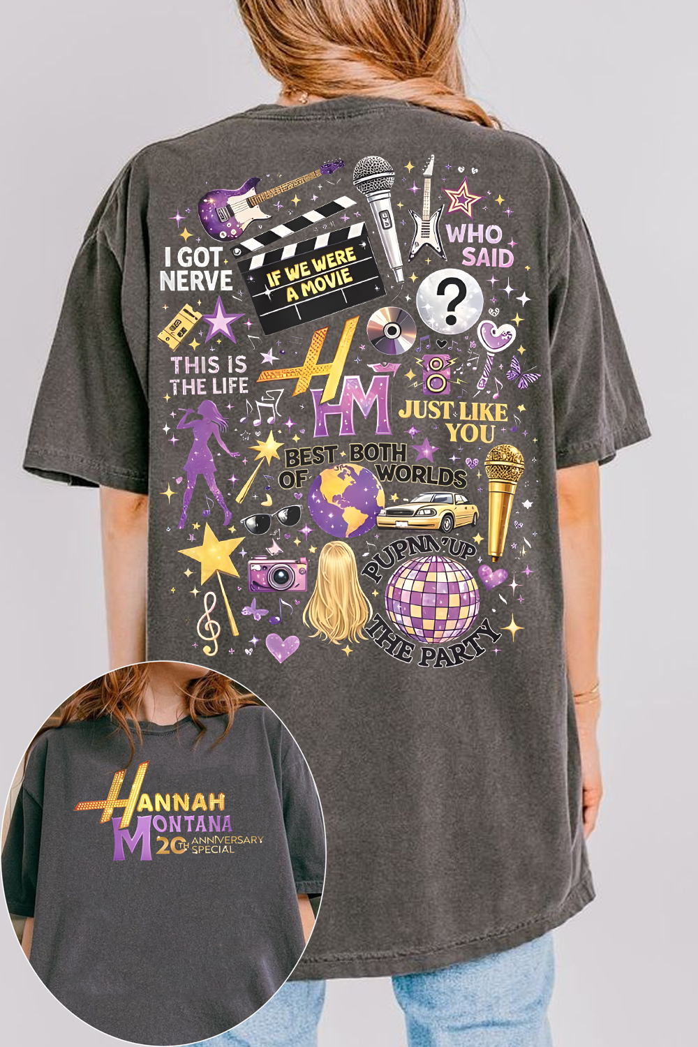 Hannahmontana Two-Sided Tee