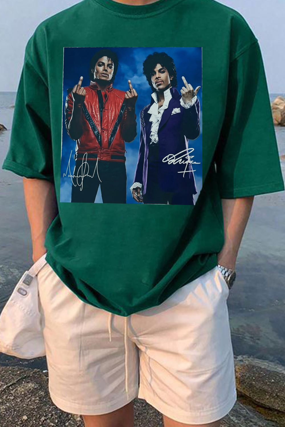 MJ Prince Retro Art Print Fan T-Shirt