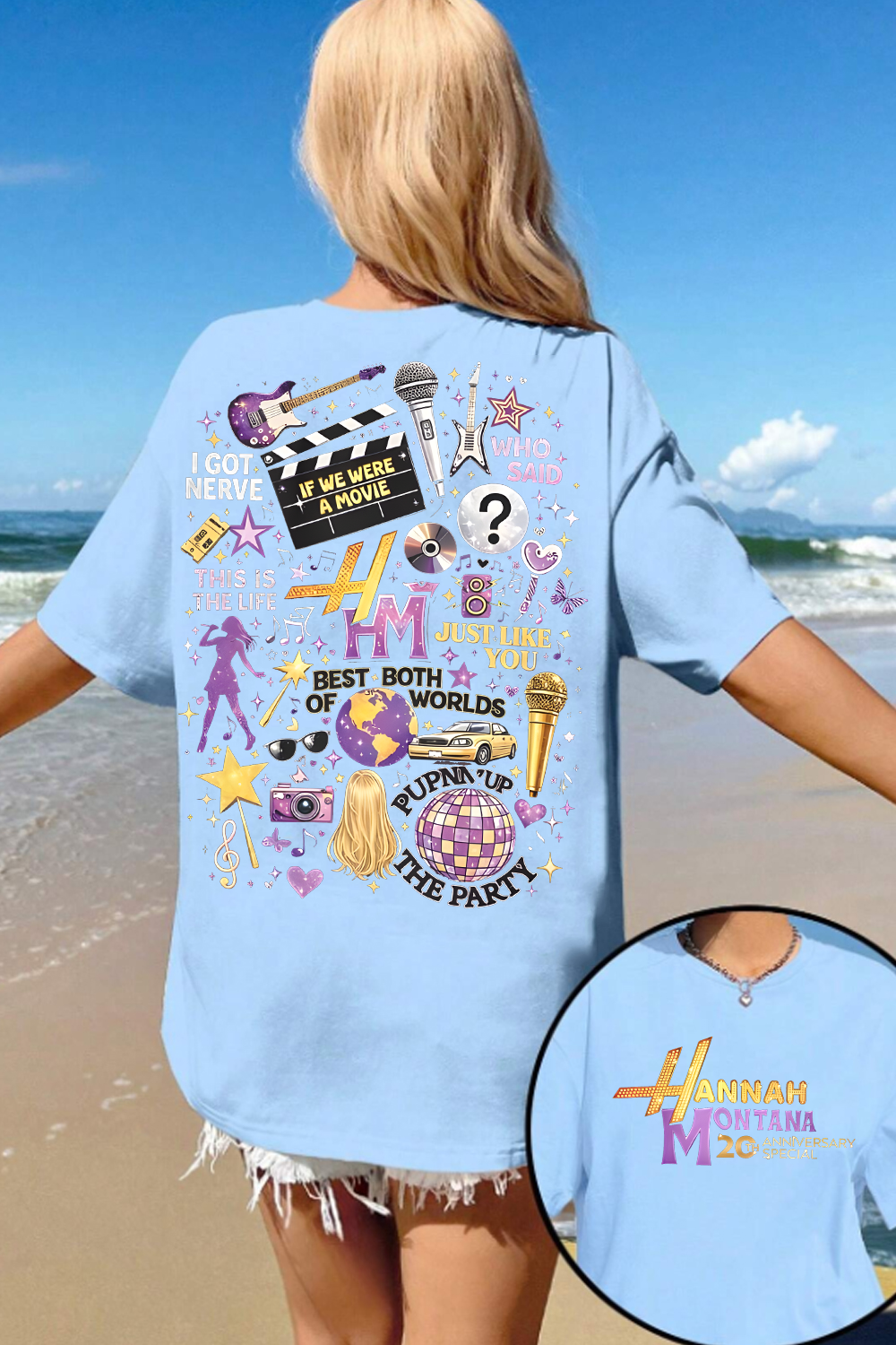 Hannahmontana Two-Sided Tee