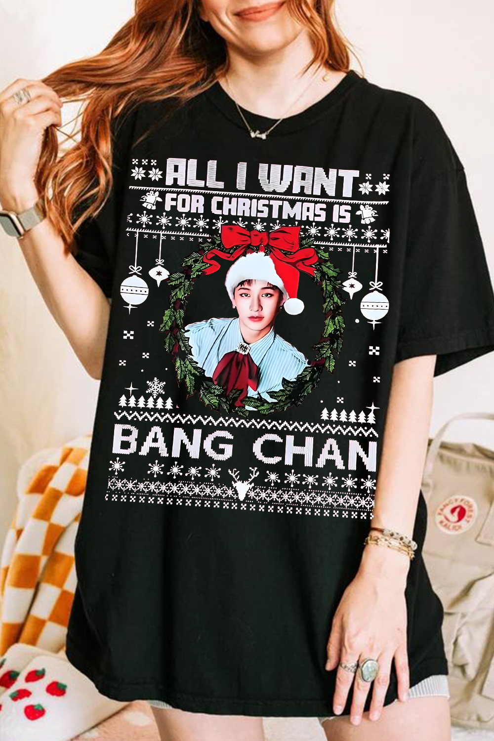 Bang Chan Christmas Women Shirt