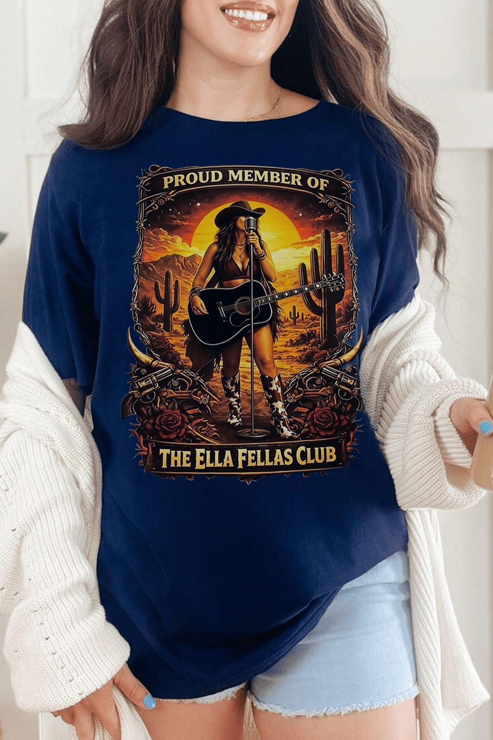 The Ella Fellas Club T-Shirt For Women