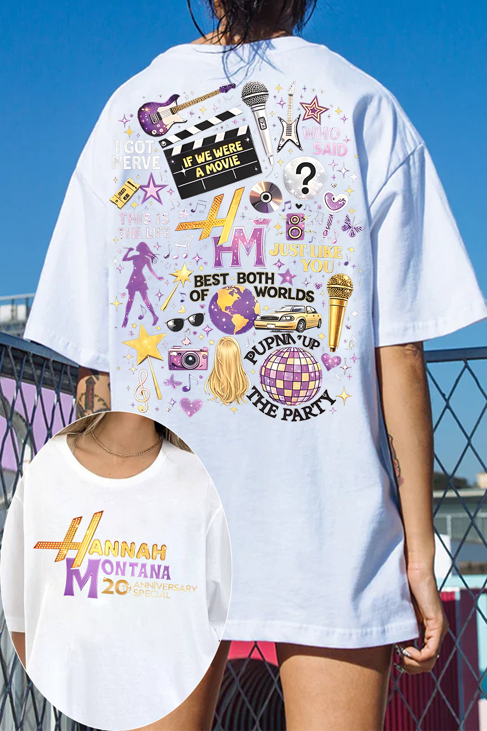 Hannahmontana Two-Sided Tee