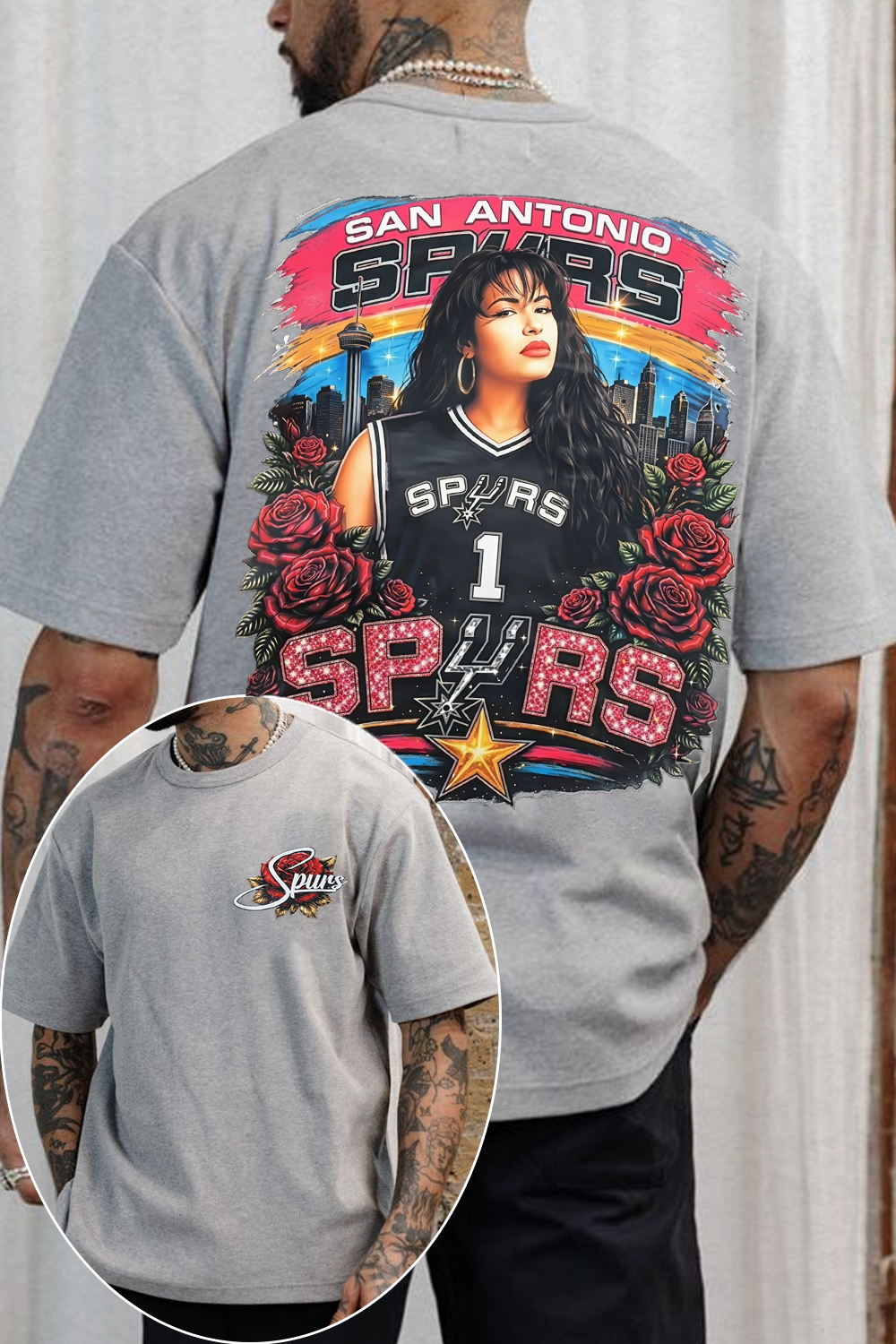 Selena Quintanilla 2-Sided Shirt For Men