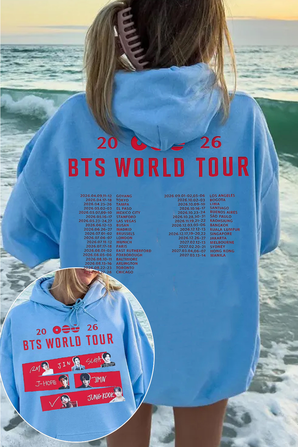 BTS Tour Hoodie