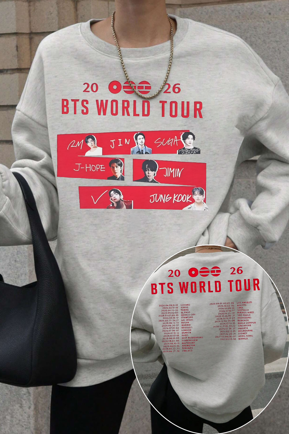 BTS Tour Sweatshirt