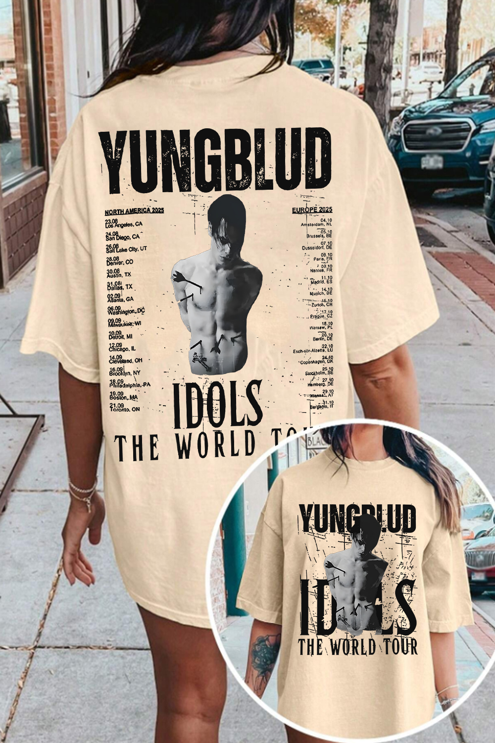 yungblud style  women shirt