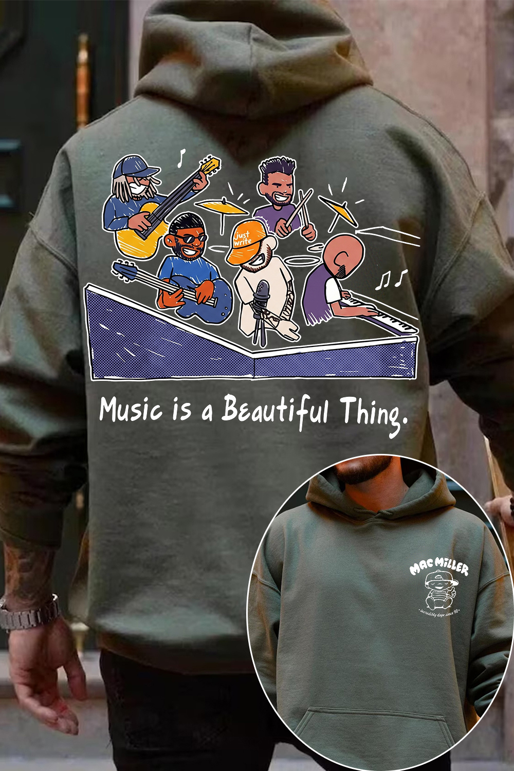 Mac Miller Music Fan's Hoodie