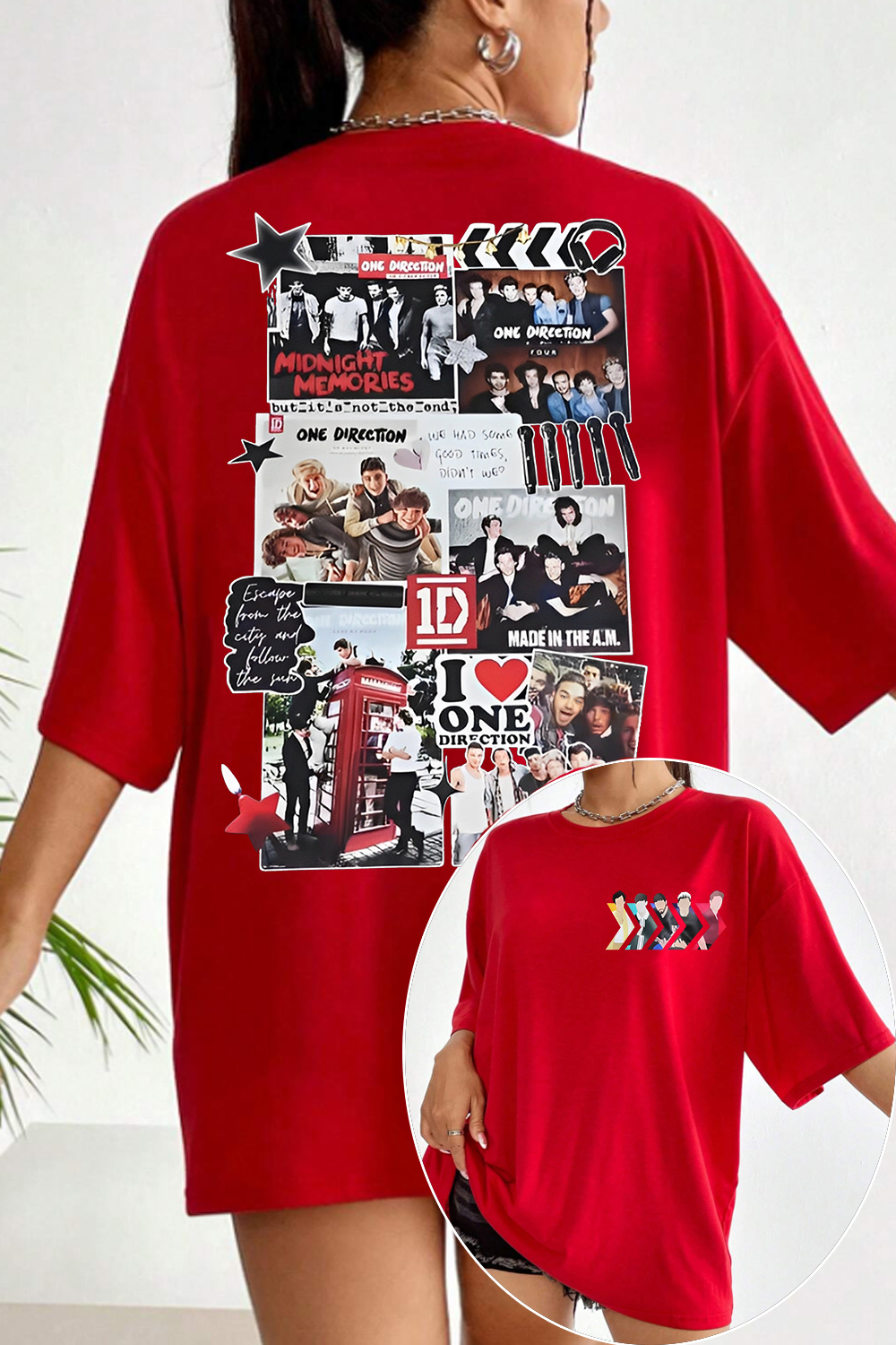 One band, five boys, endless memories. Wear your love with our One Direction T-shirt!
