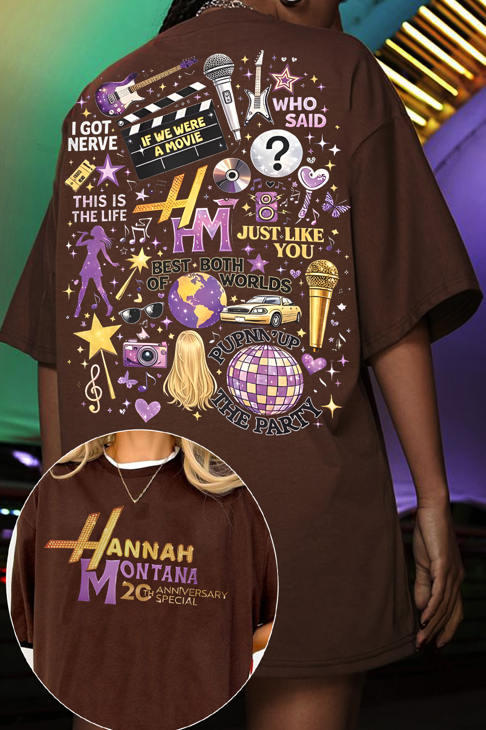 Hannahmontana Two-Sided Tee