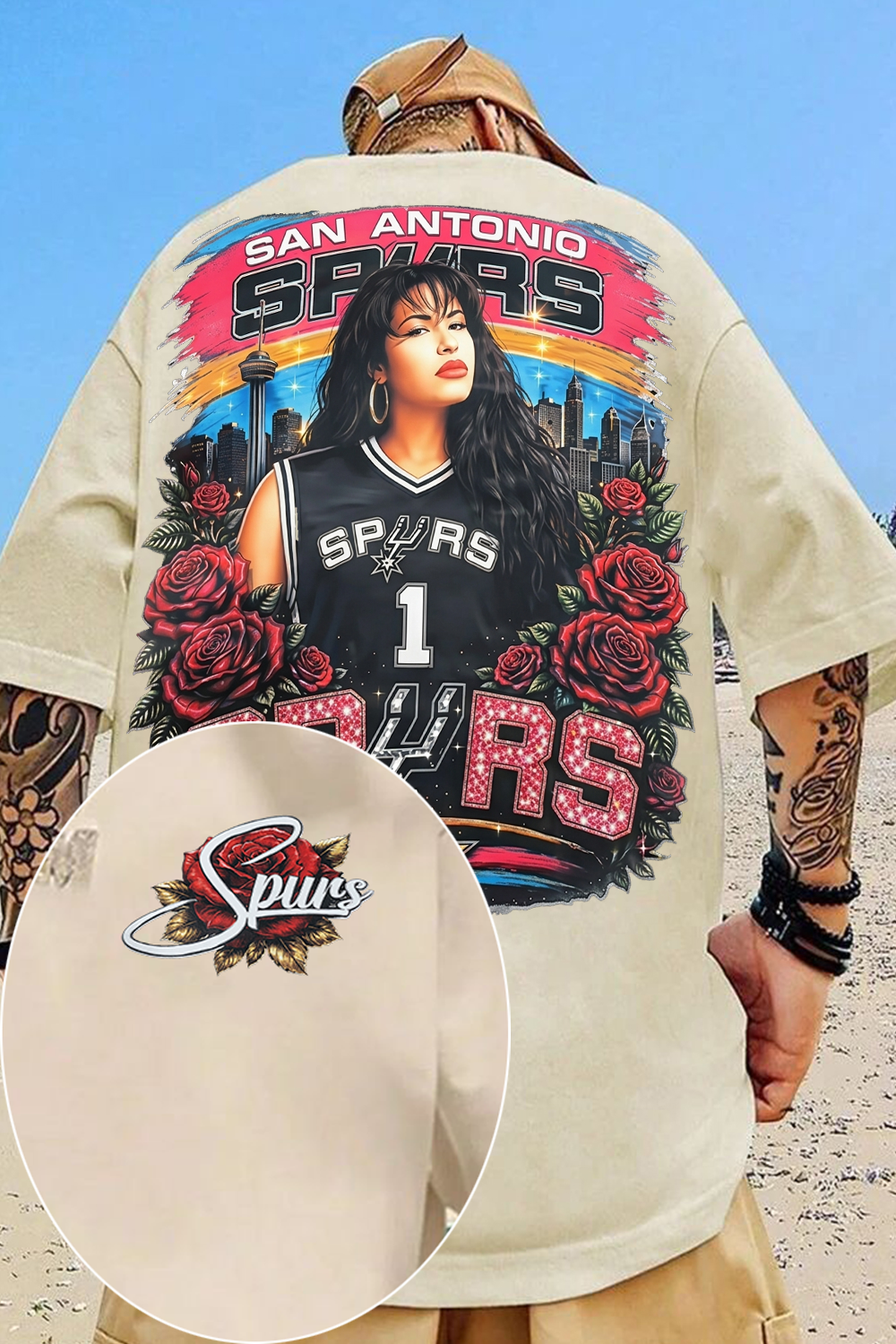 Selena Quintanilla 2-Sided Shirt For Men