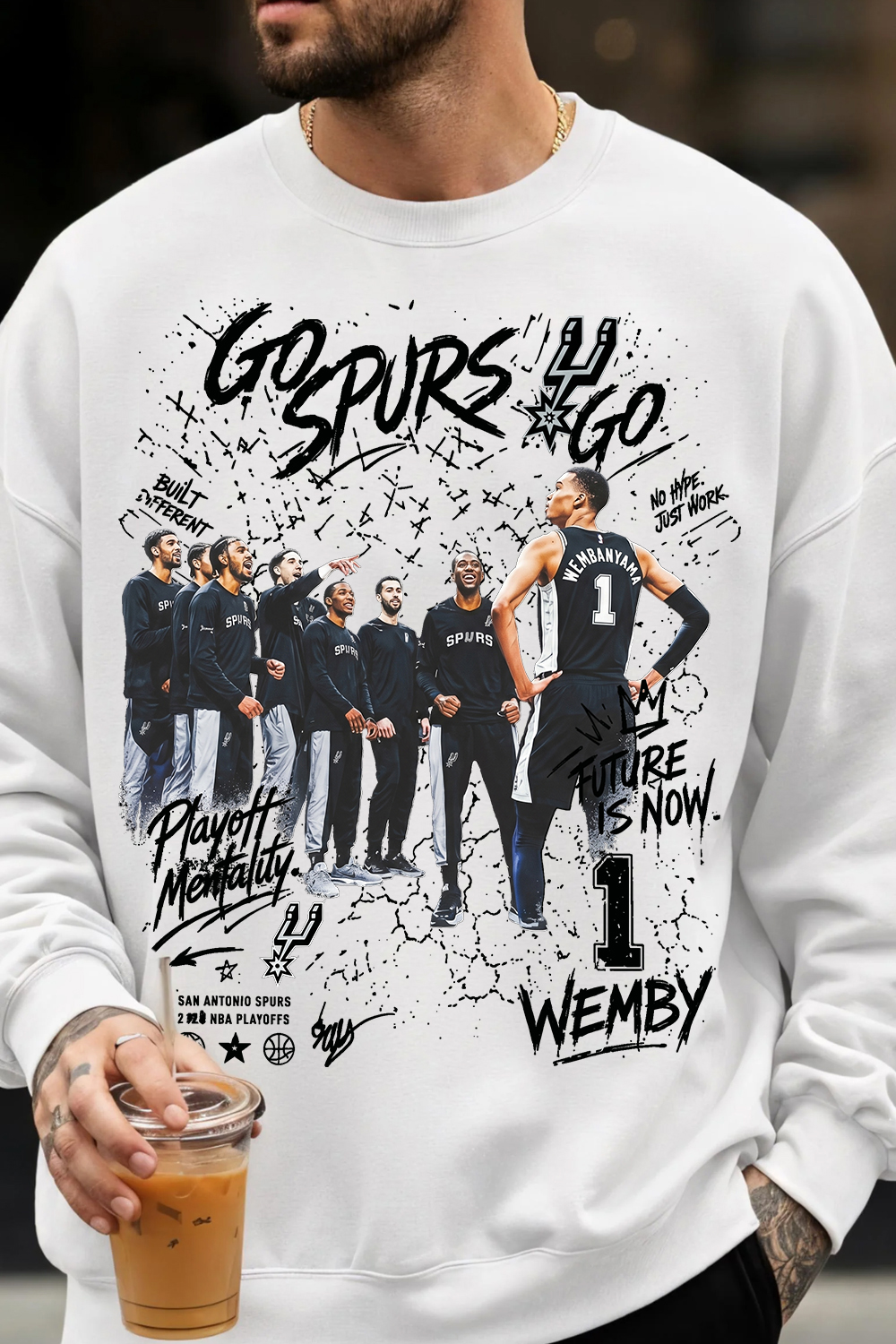 Wemby San Antonio Basketball Sweatshirt