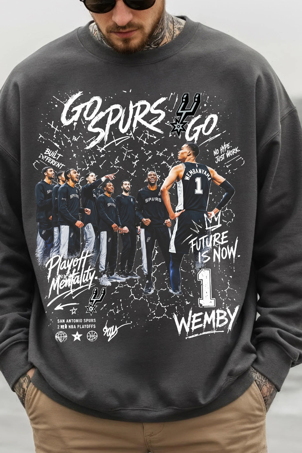 Wemby San Antonio Basketball Sweatshirt