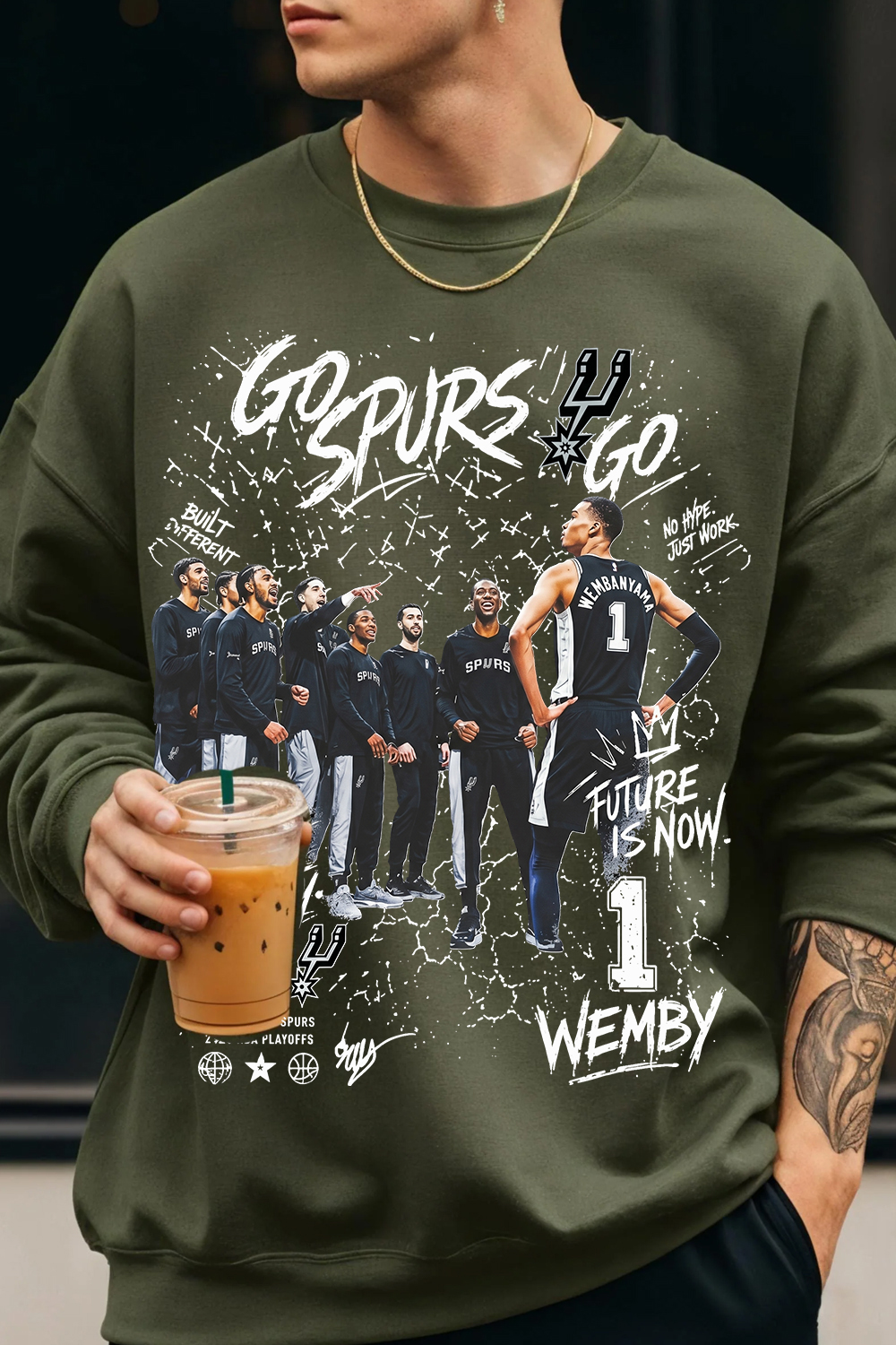 Wemby San Antonio Basketball Sweatshirt
