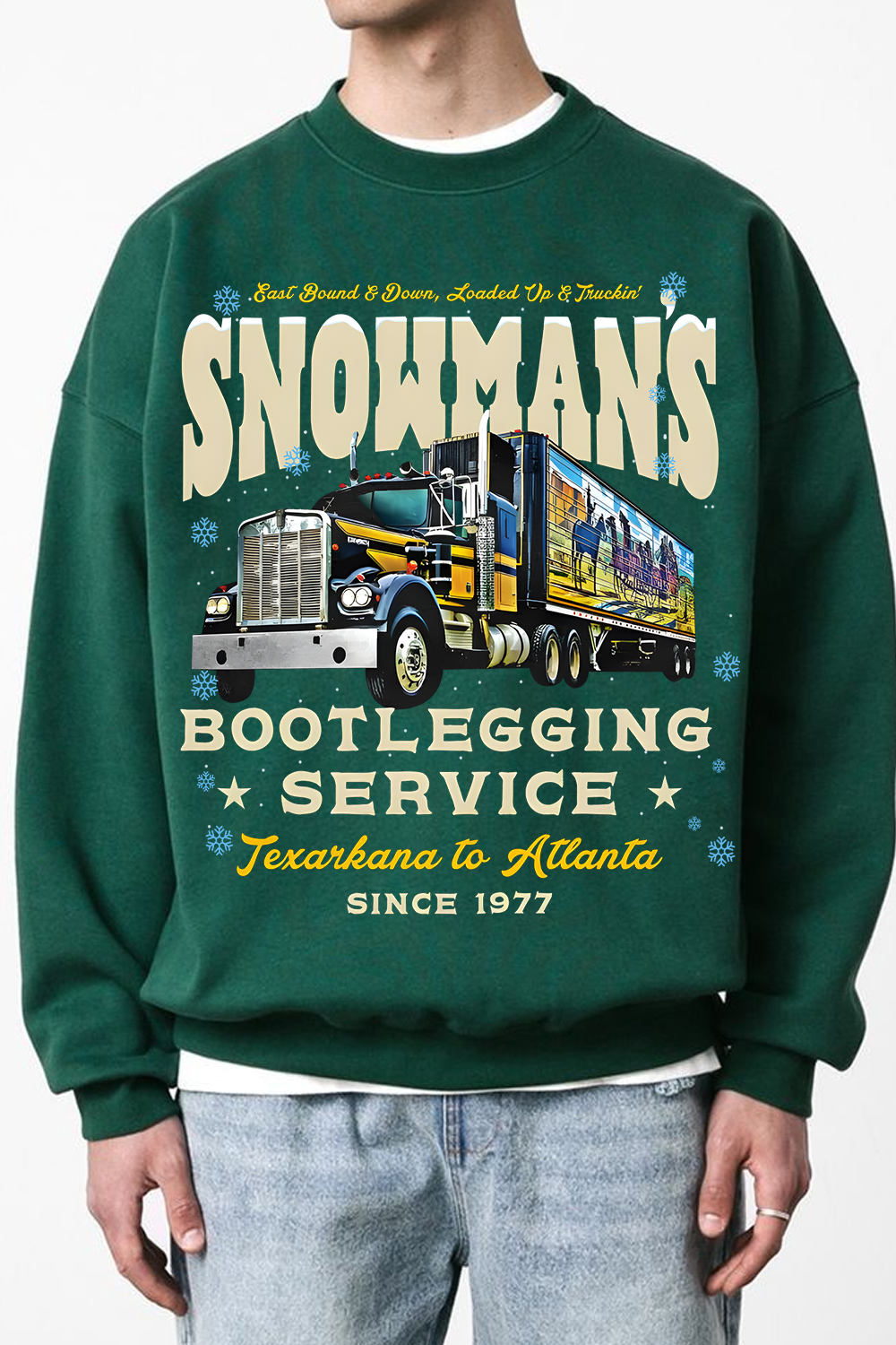 Christmas Smokey and the Bandit Men Sweatshirt