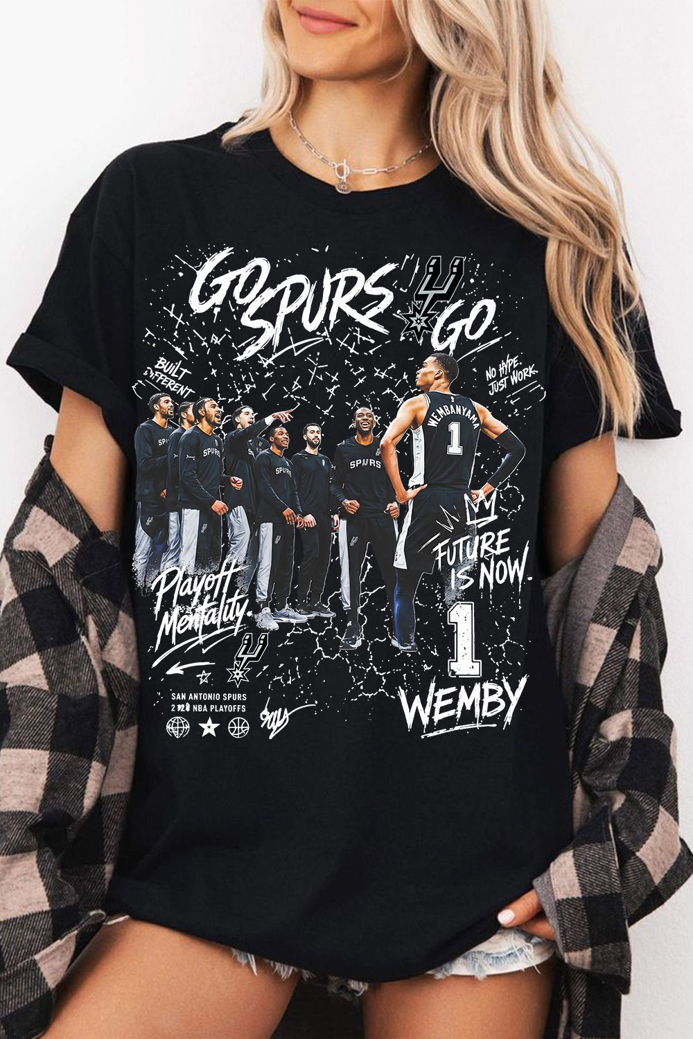 Wemby San Antonio Basketball Shirt For Women
