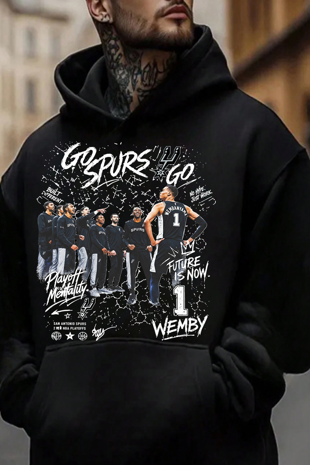 Wemby San Antonio Basketball Hoodie