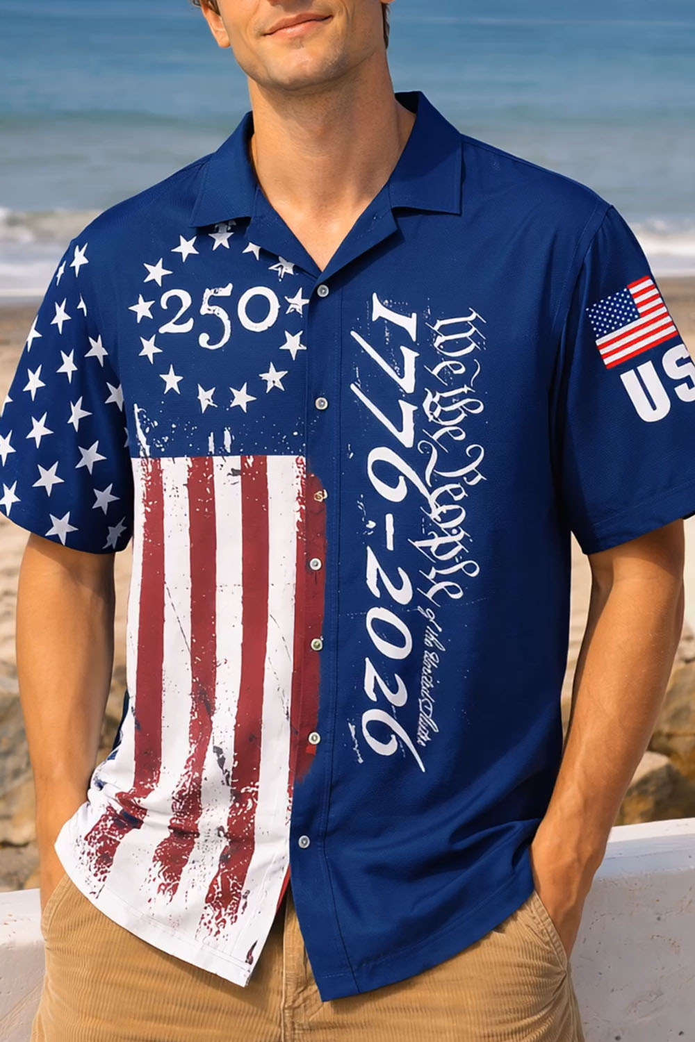 America 1776–2026 4thofjuly Hawaiian Shirt