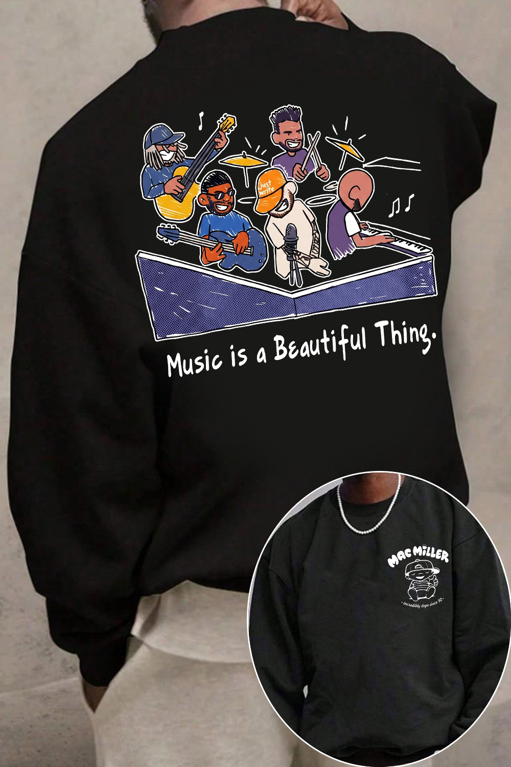 Mac Miller Music Fan's Sweatshirt