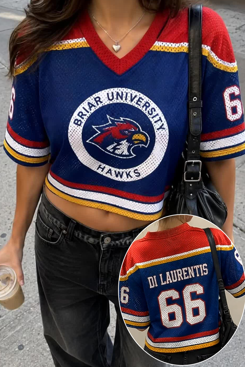 Graham 66 Crop Mesh Jersey