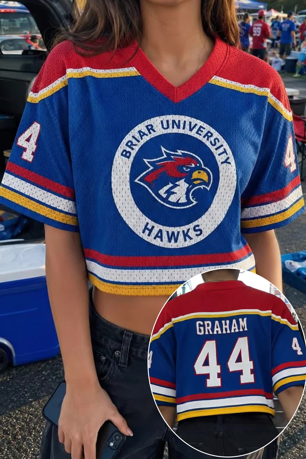 Graham 44 Crop Mesh Jersey