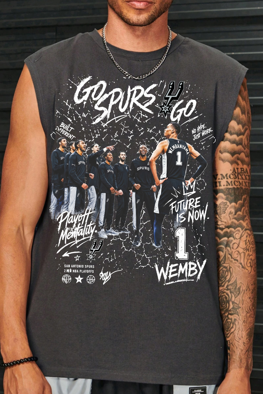 Wemby San Antonio Basketball Tank