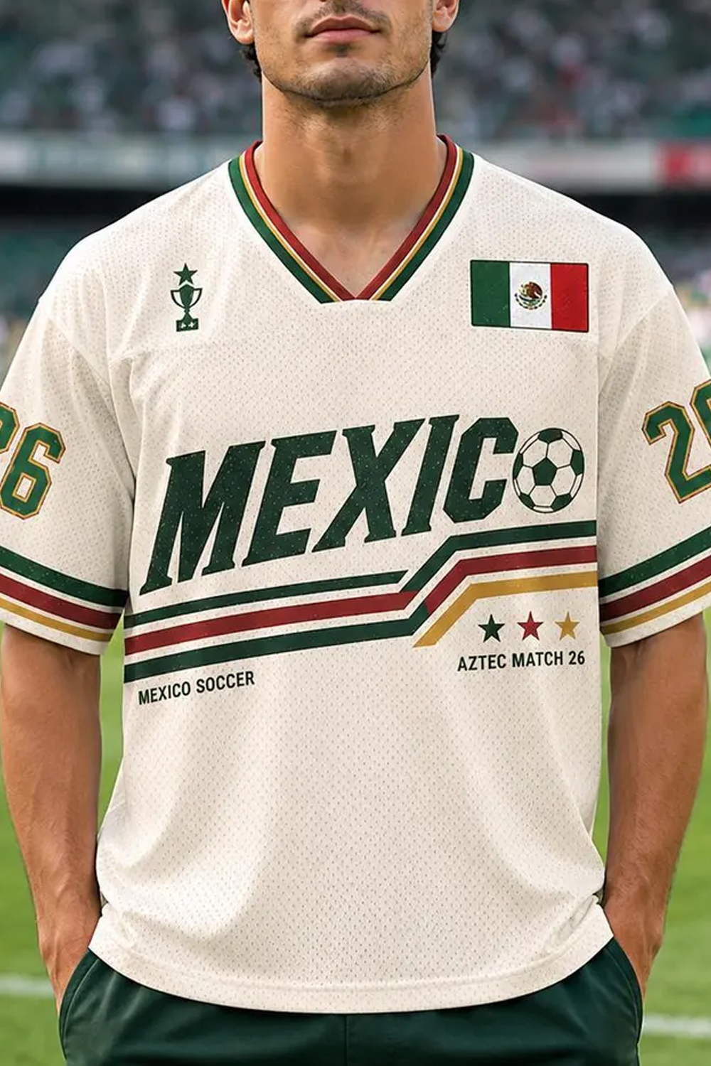 Vintage Mexico Soccer Jersey