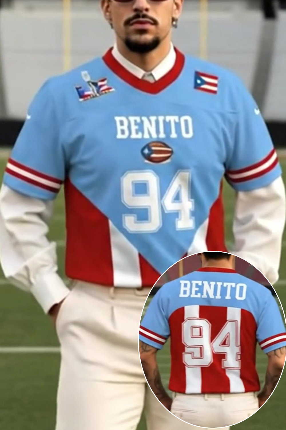 Bad Bunny Football Jersey