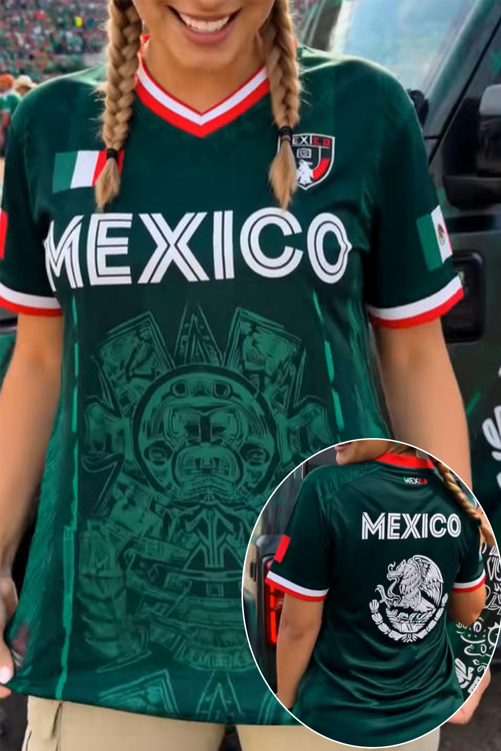 Jersey México 2026 Con Vibra Azteca 🇲🇽⚽