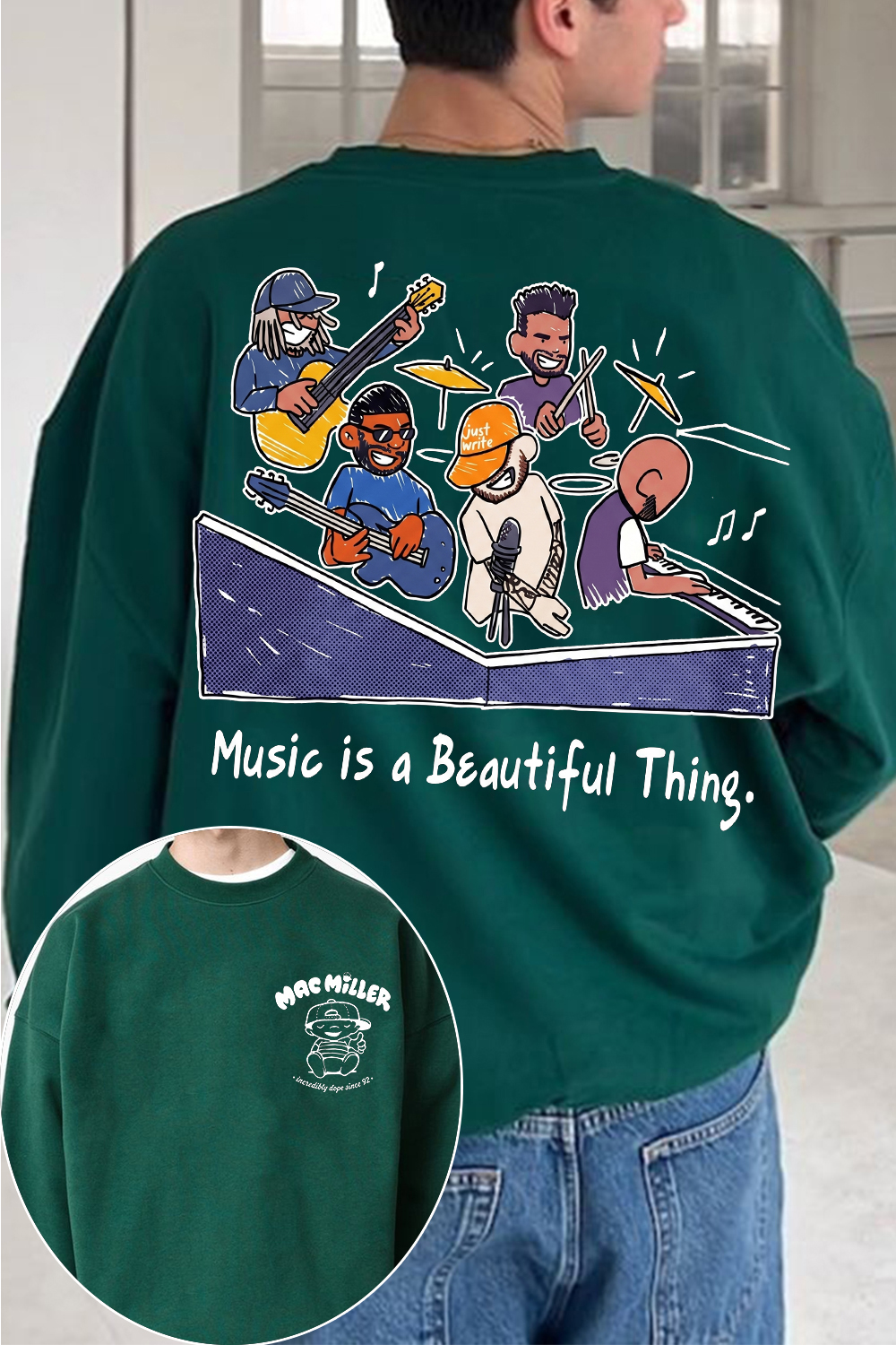 Mac Miller Music Fan's Sweatshirt