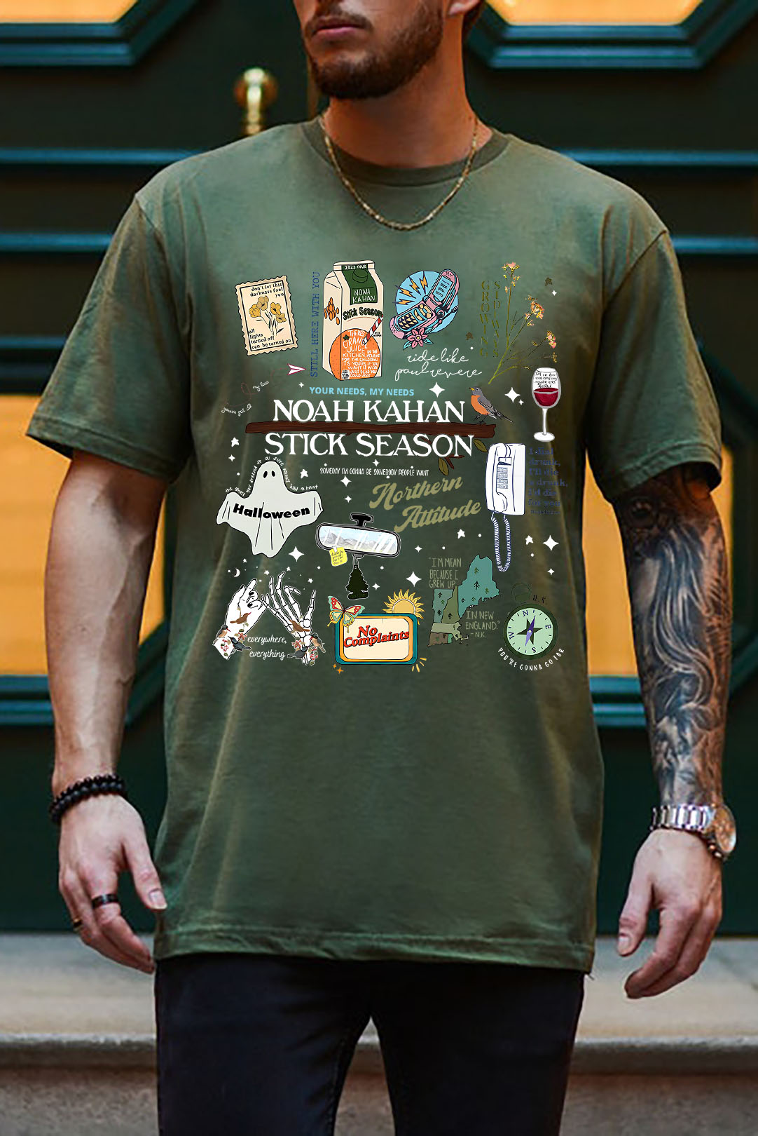 STICK SEASON NOAH KAHAN FULL VERSION NEW DESIGN TSHIRT-MEN