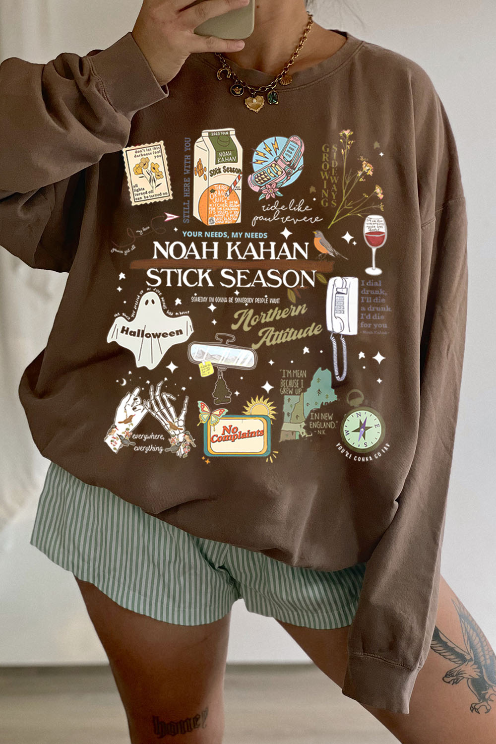 Stick Season Noah Kahan Full Version New Design Sweatshirt