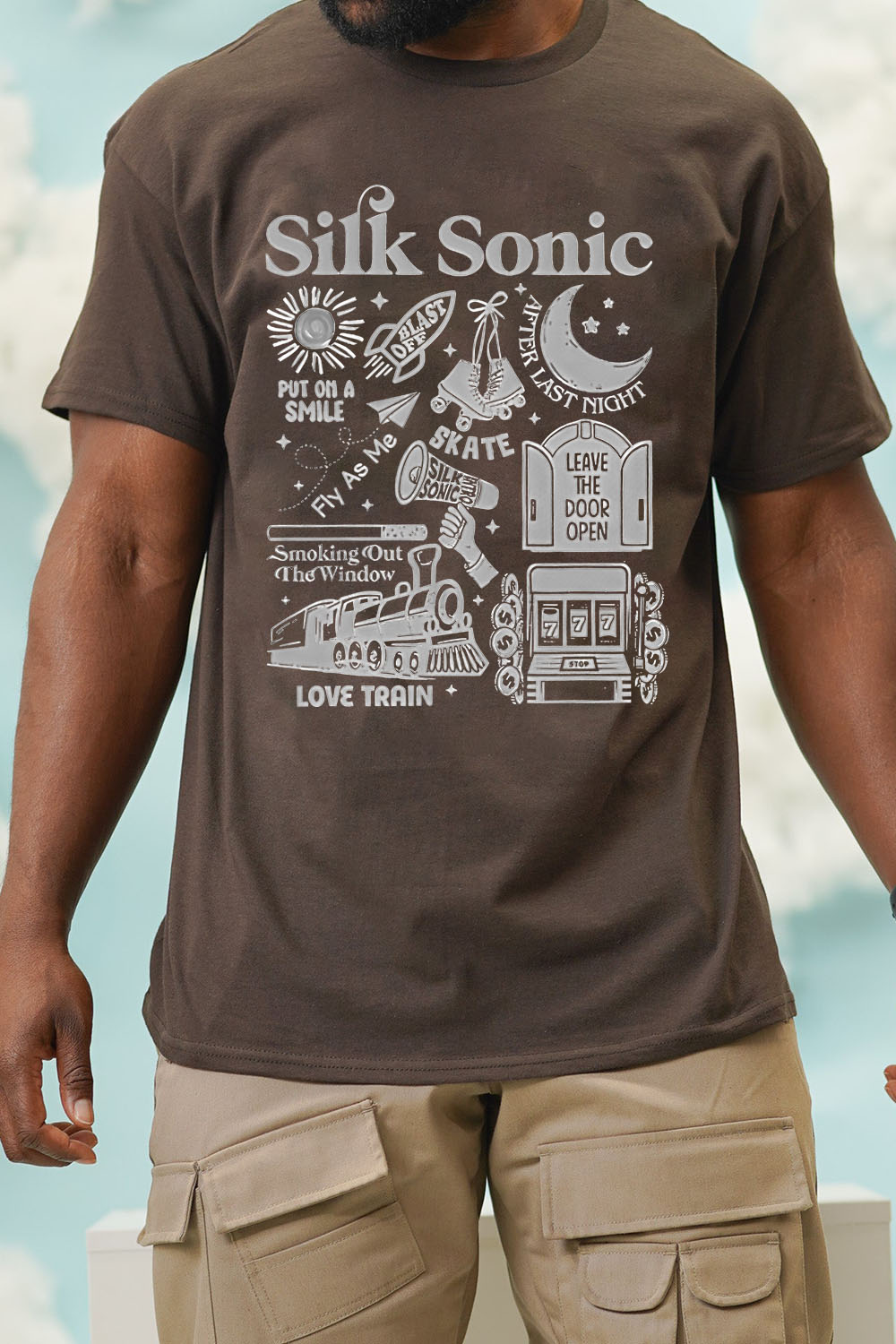 Bruno Mars An Evening with Silk Sonic Album Shirt-MEN