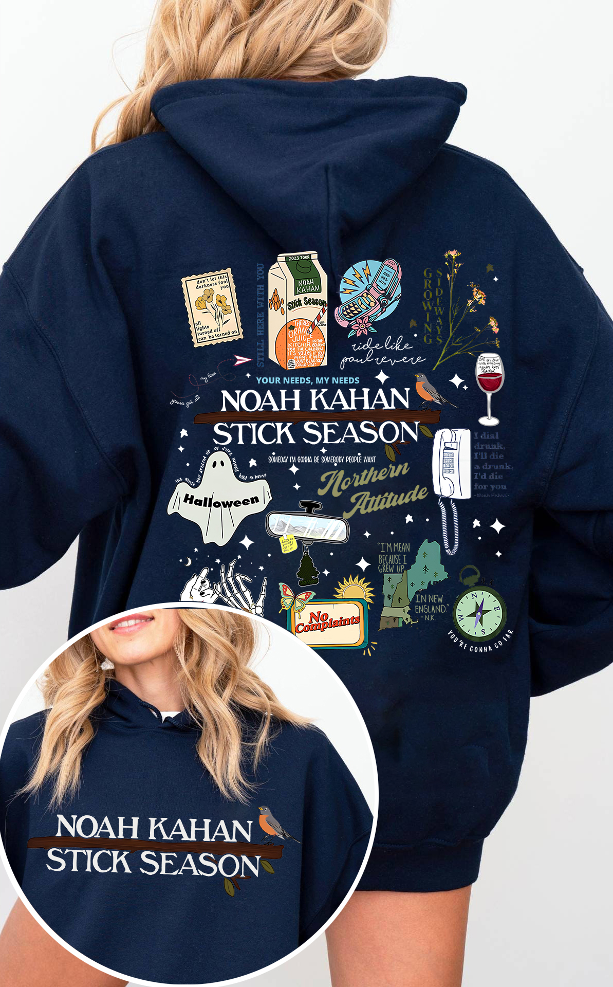 Stick Season Noah Kahan Full Version New Design Hoodies