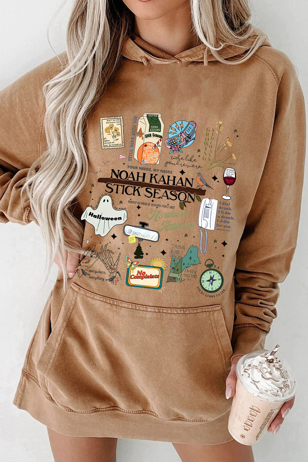 Stick Season Noah Kahan Full Version New Design Hoodie