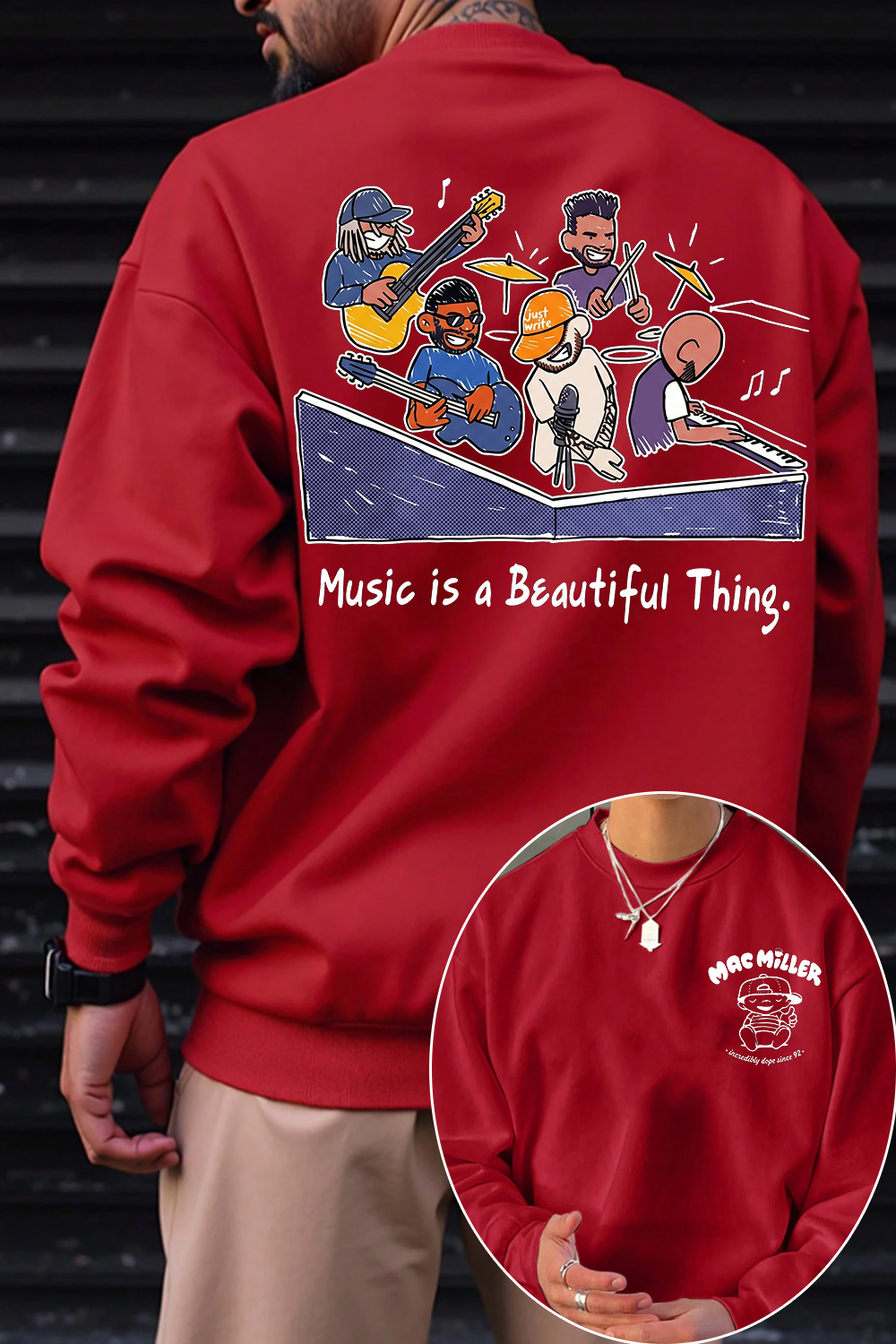Mac Miller Music Fan's Sweatshirt
