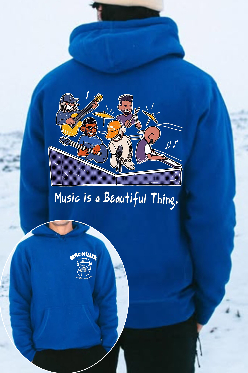 Mac Miller Music Fan's Hoodie