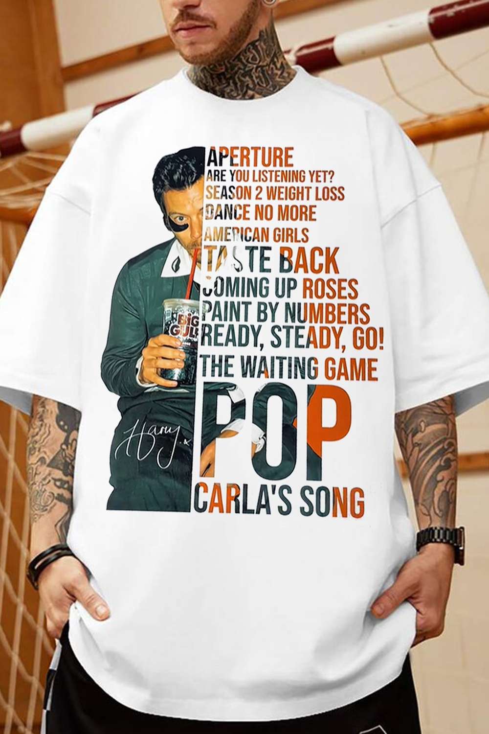 Harry Styles Printed Shirt