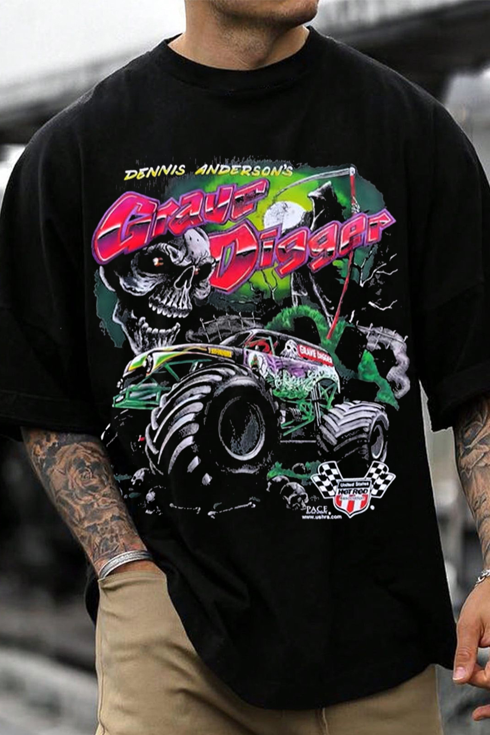 Vintage Dennis Anderson Grave Digger Shirt