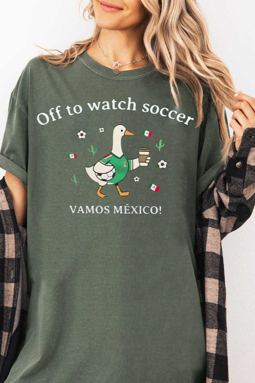 Off To Watch Soccer Graphic Tee