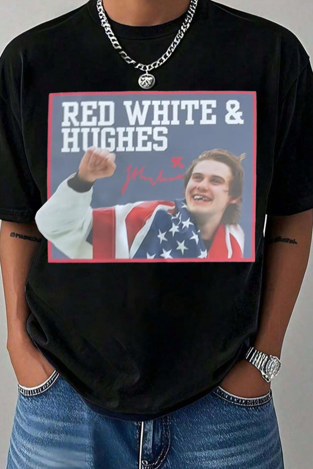 Milano Cortina 2026 Jack Hughes Tee