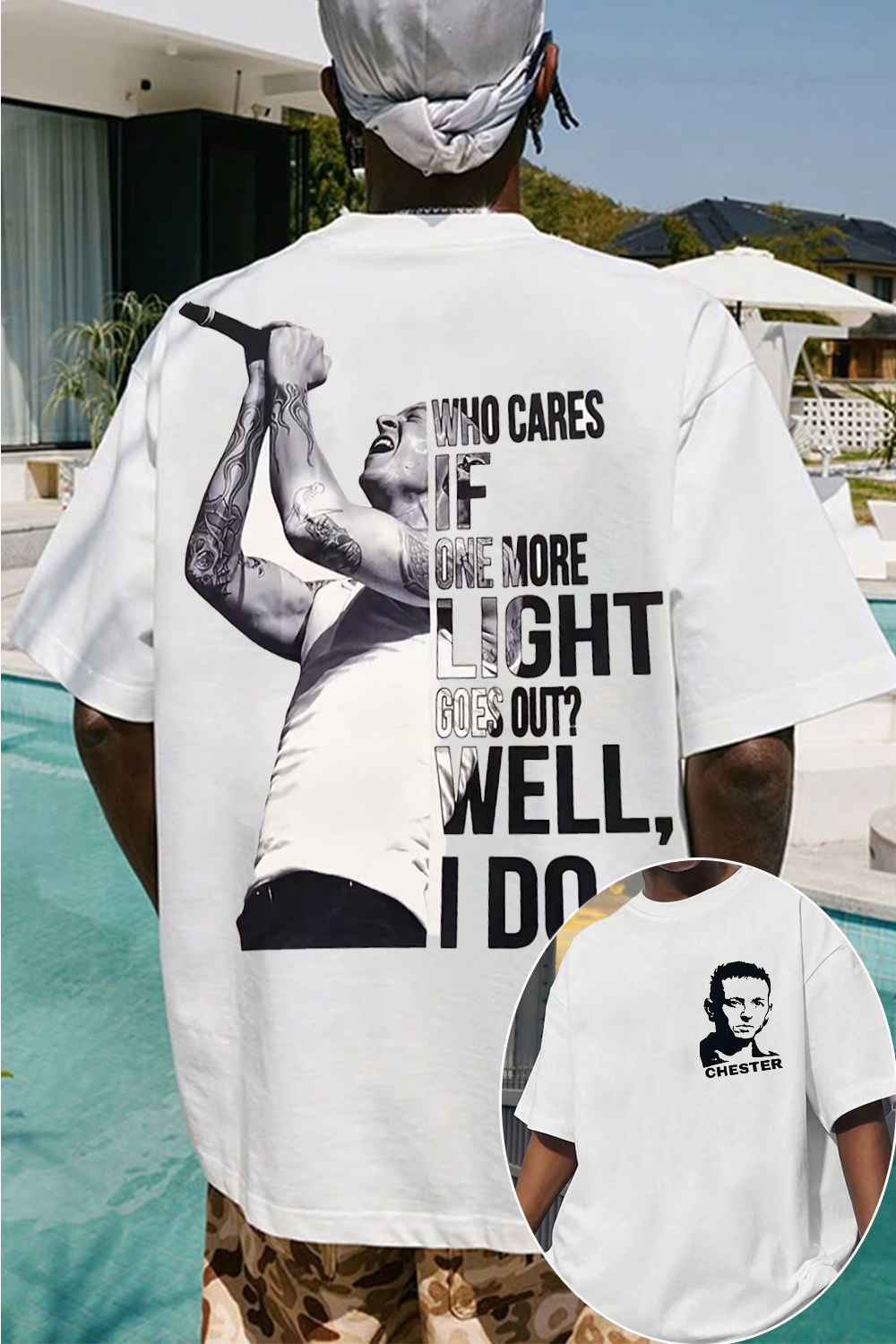 Chesterbennington Linkinpark Fans Tee