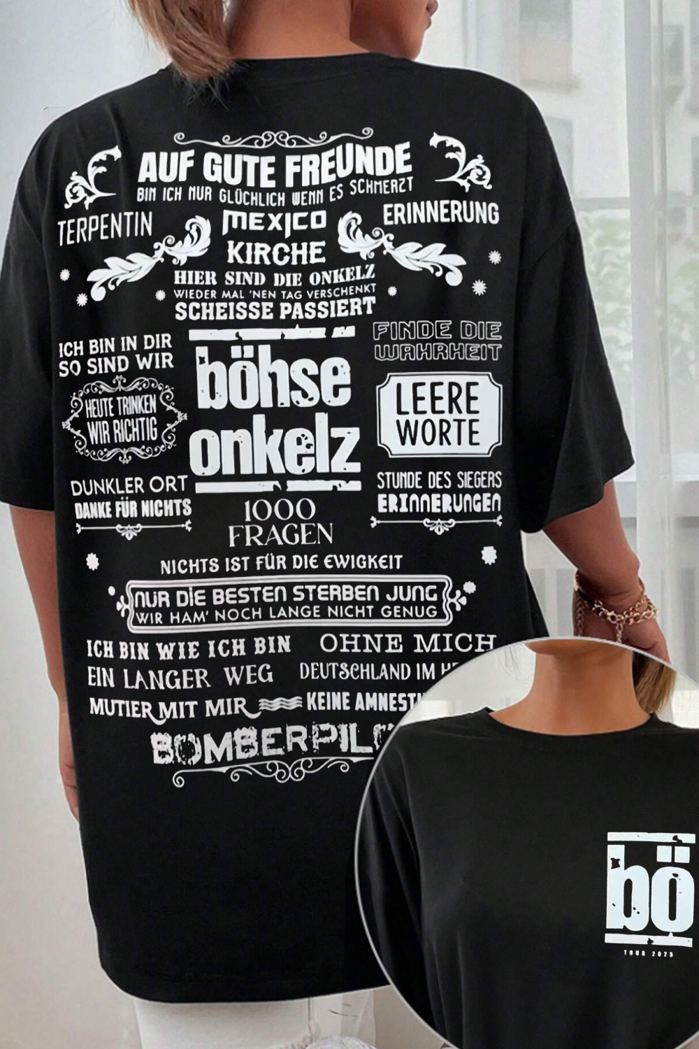 Böhse Onkelz 2-Sided Printed T-Shirt