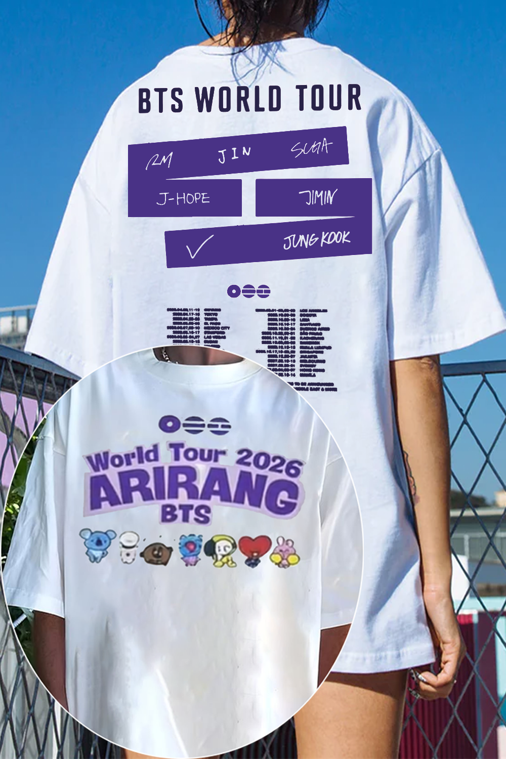 BTS Word Tour Fans Shirt