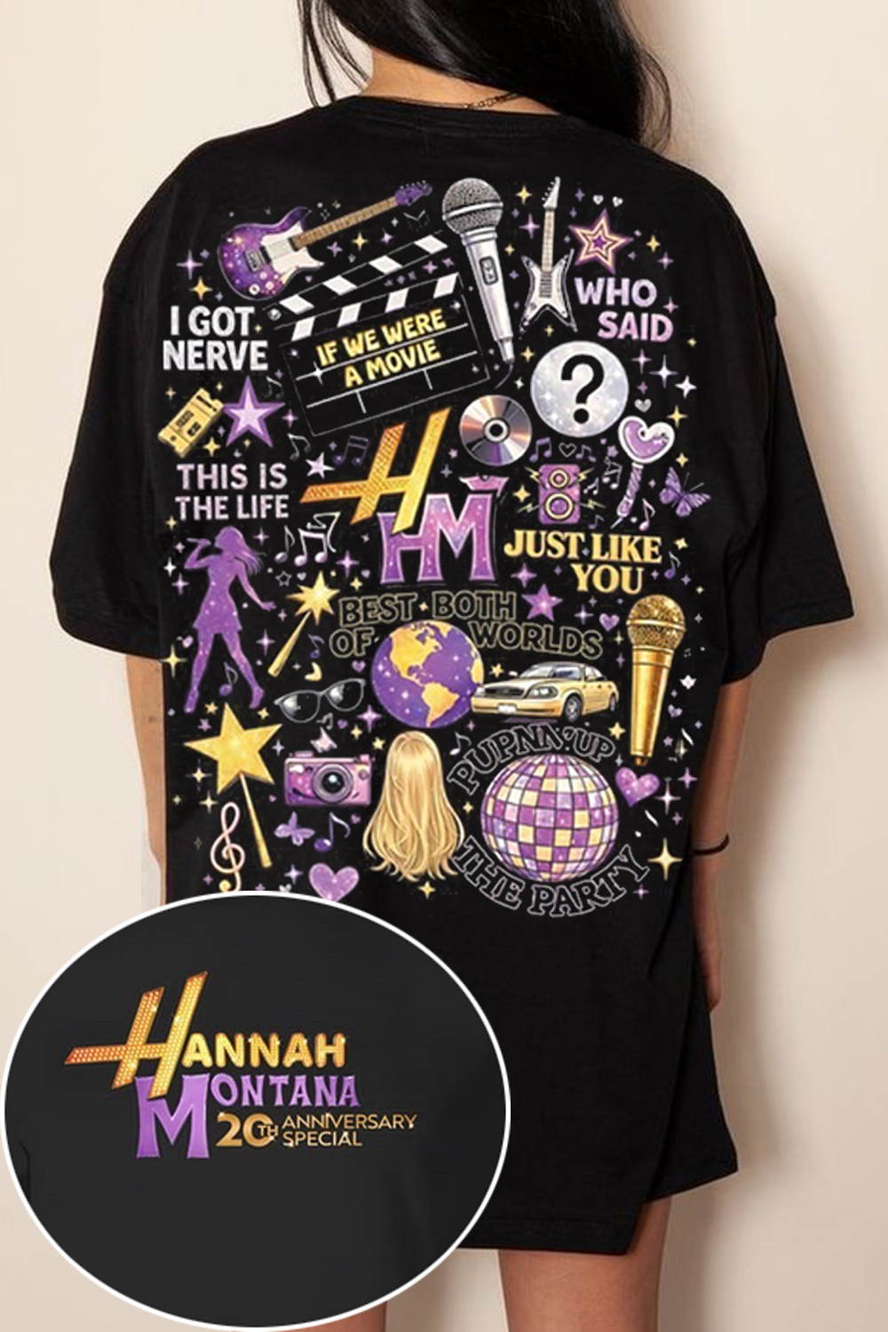 Hannahmontana Two-Sided Tee