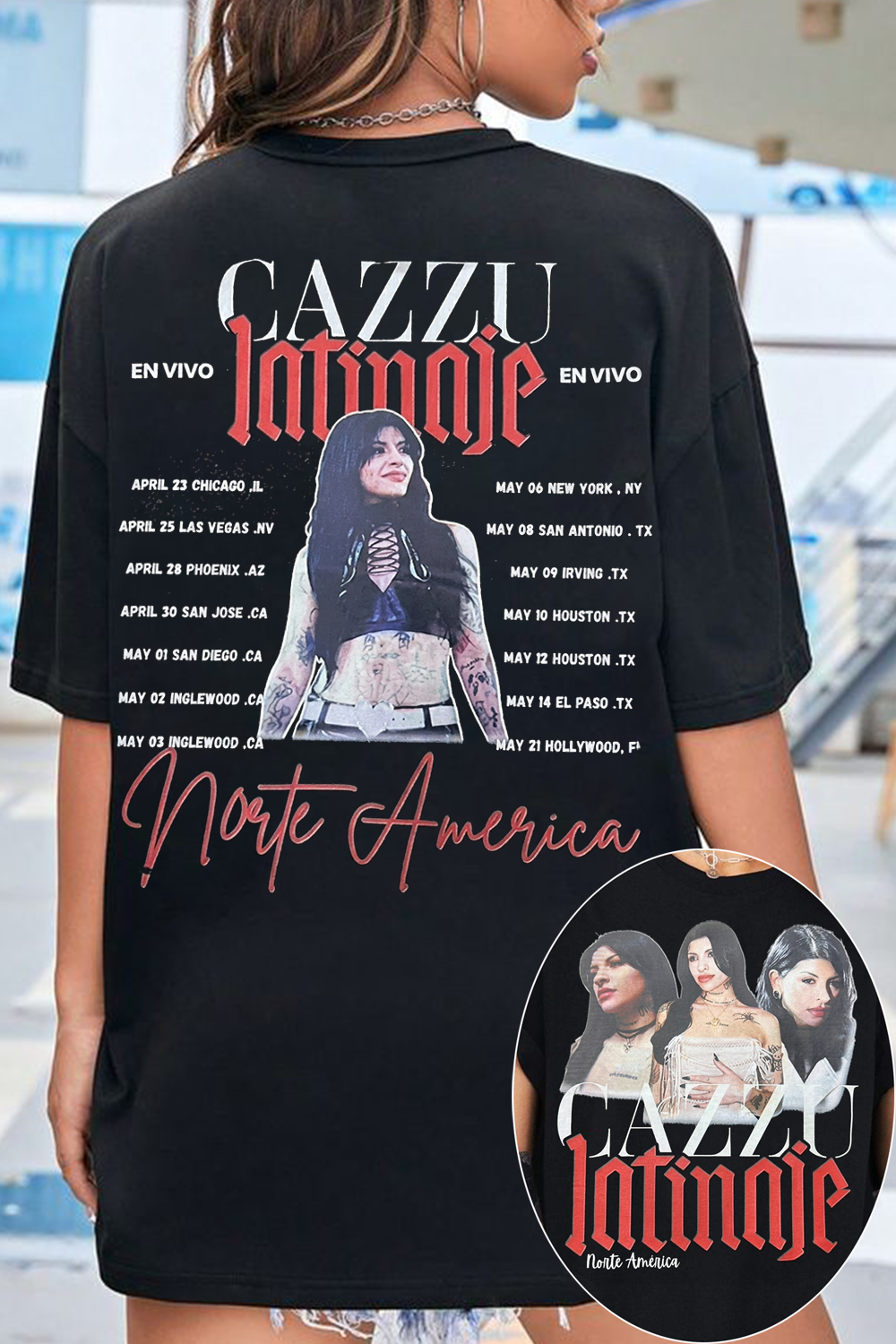 Cazzu Tour Shirt