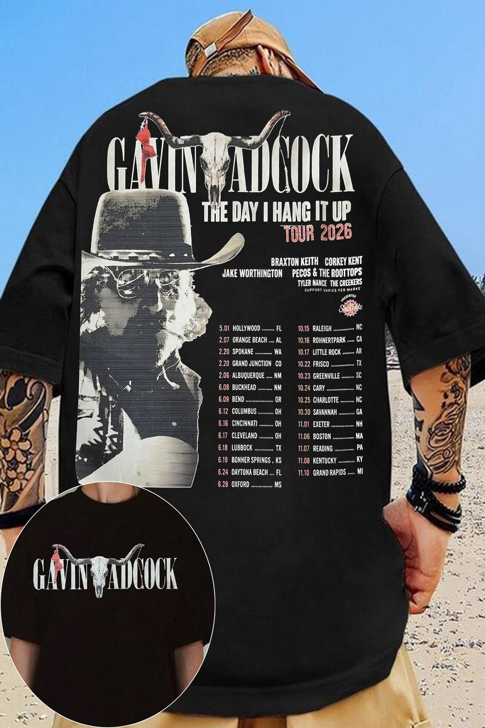 Gavin Adcock 2026 Tour Shirt