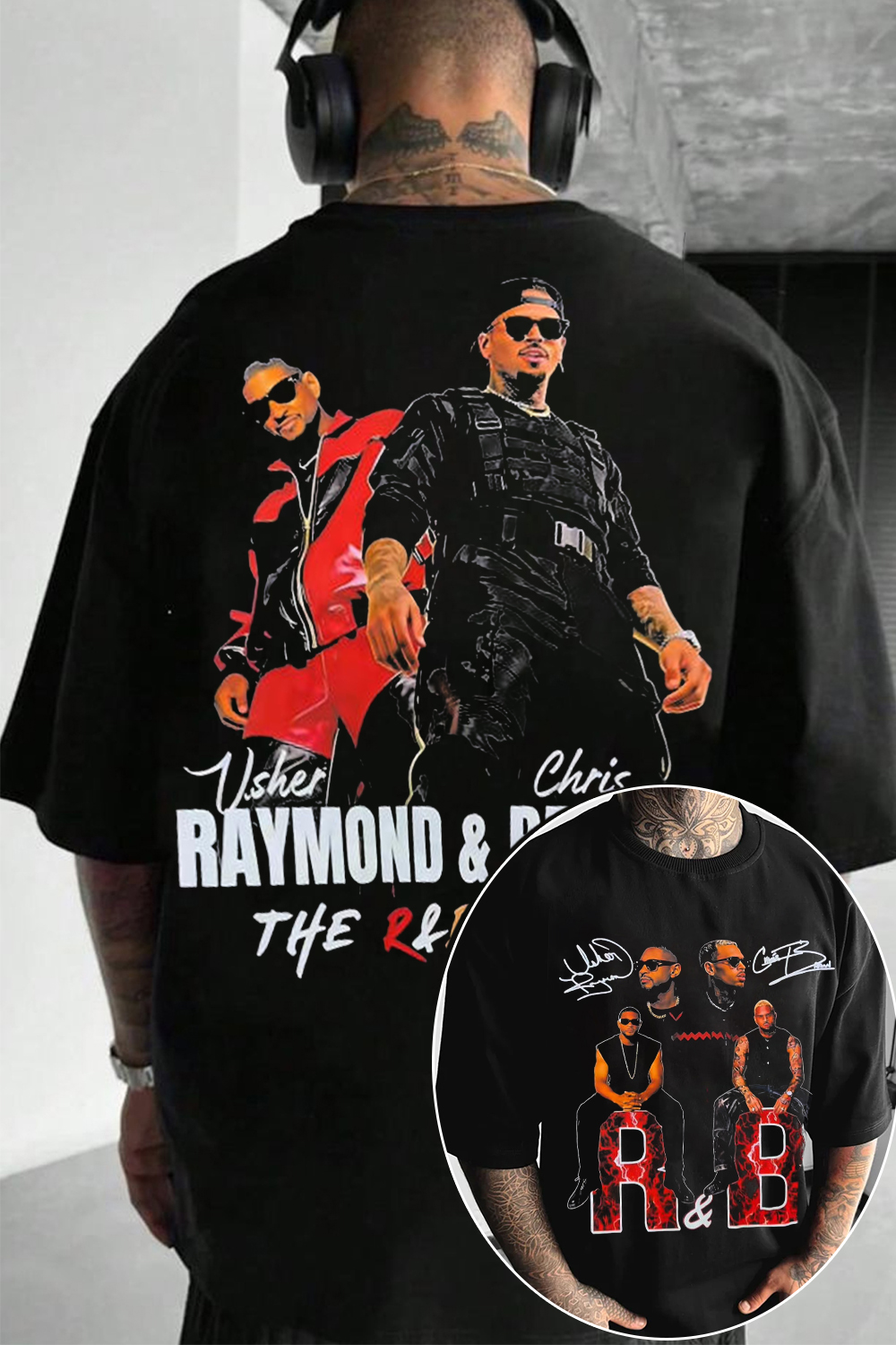 🤟Chrisbrown & Usher Tee