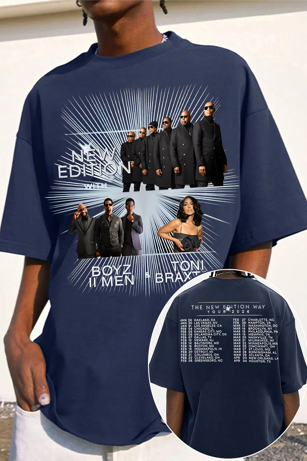 New Edition 2026 Tour Shirt For Men