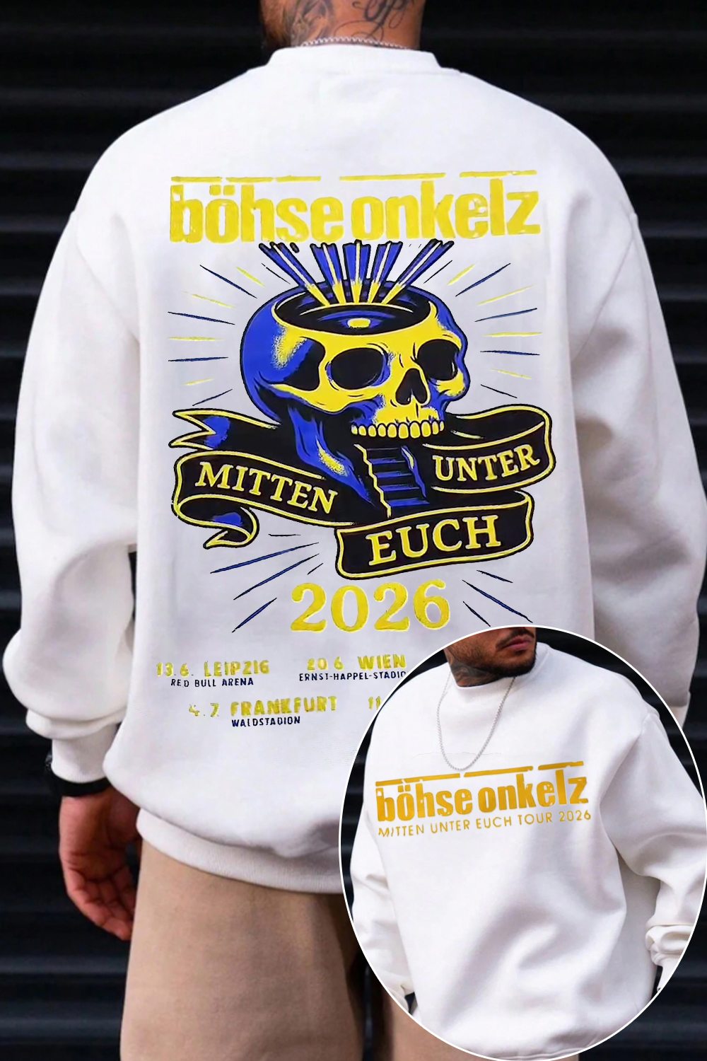 Böhse Onklez 2-Sided Printed Sweatshirt