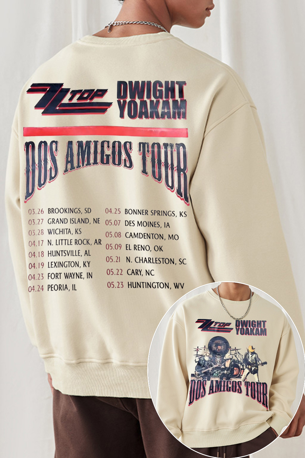 ZZtop Concert Sweatshirt